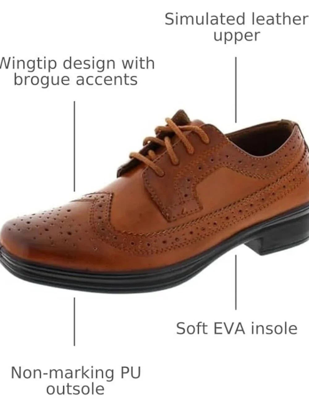 Deer Stags Boys Oxfords